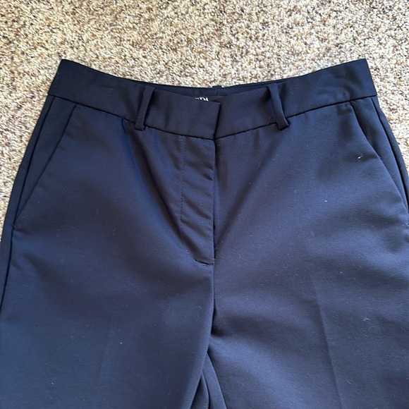 Zara Black Tapered Cuffed Pants Size Small - Picture 3 of 8